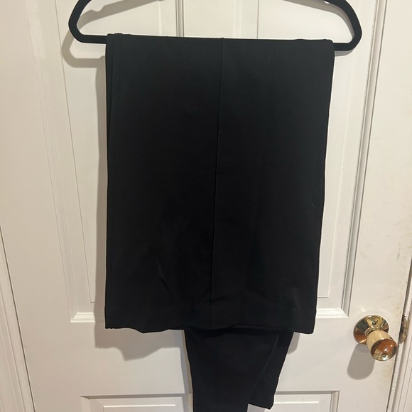 Ripley Rader Ponte Knit Black Wide Leg Pants- Full length - Picture 5 of 7